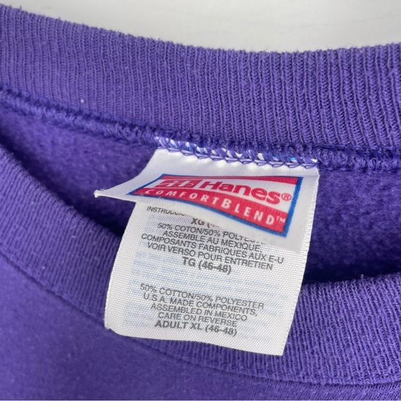 Vintage 90s Noahs Ark Animals God Keeps Promises Graphic Crewneck Sweatshirt XL - Picture 4 of 5